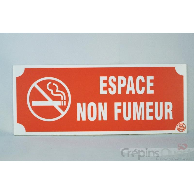 "PLAQUE ""ESPACE NON FUMEUR"""