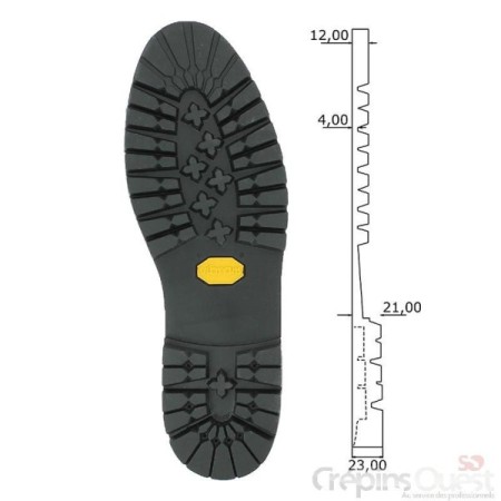 SEMELLES VIBRAM 1133 T35/38