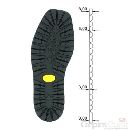 SEMELLES VIBRAM 1220 T41