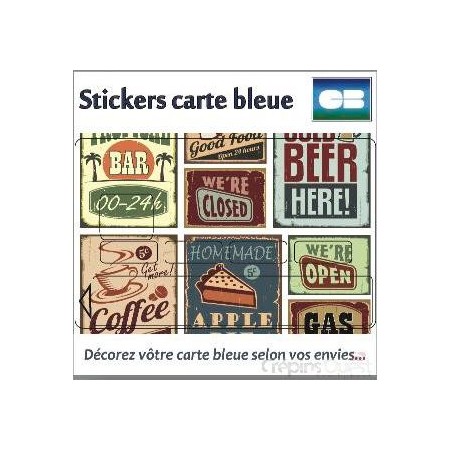 KISIKOL STICKERS CARTES BANCAIRES