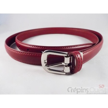 CEINTURE CUIR FINE FEMME 20MM