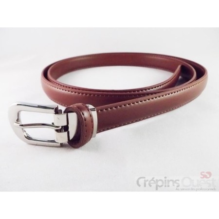 CEINTURE CUIR FINE FEMME 20MM