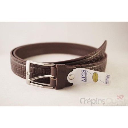 CEINTURE CUIR CROUTE