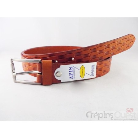 CEINTURE CUIR CROUTE