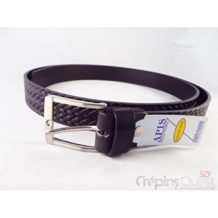 CEINTURE CUIR CROUTE