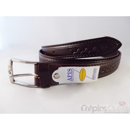 CEINTURE CUIR CROUTE