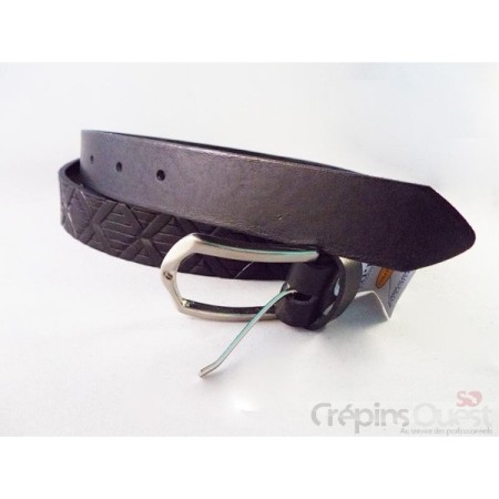 CEINTURE CUIR CROUTE