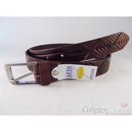 CEINTURE CUIR CROUTE