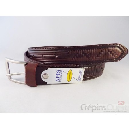 CEINTURE CUIR CROUTE