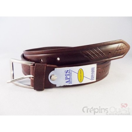 CEINTURE CUIR CROUTE