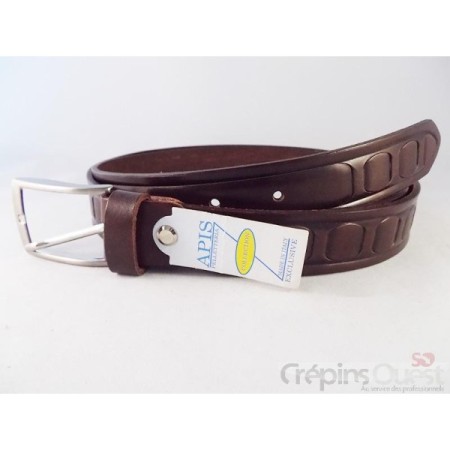 CEINTURE CUIR CROUTE