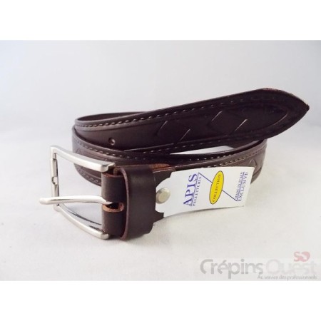 CEINTURE CUIR CROUTE