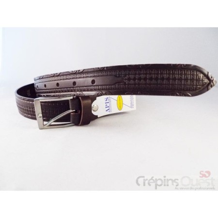 CEINTURE CUIR CROUTE