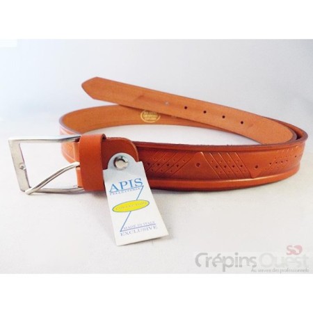 CEINTURE CUIR CROUTE