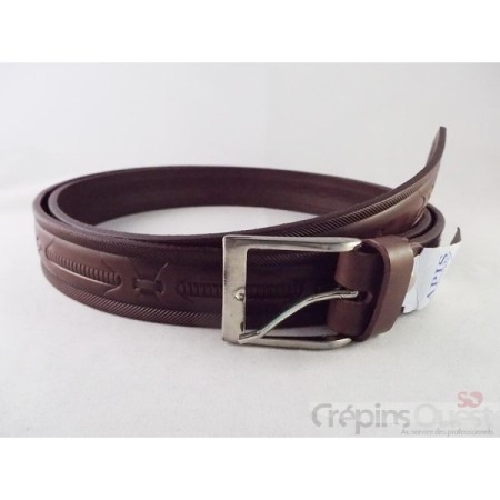 CEINTURE CUIR CROUTE