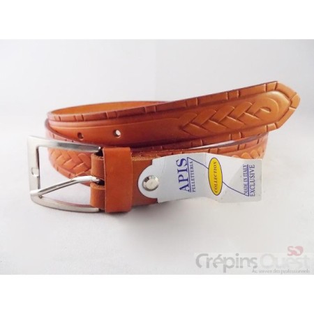 CEINTURE CUIR CROUTE