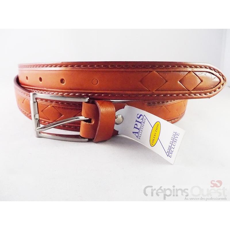 CEINTURE CUIR CROUTE